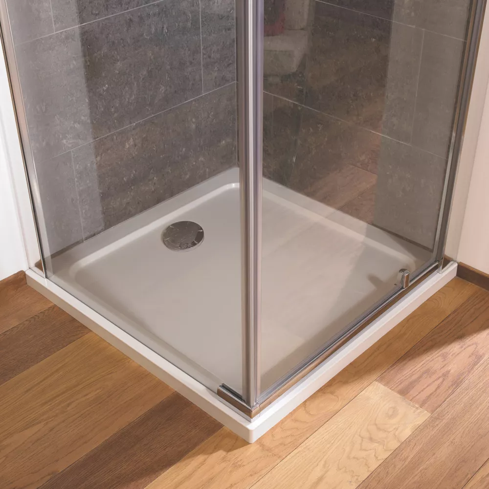 Mira Flight Low Square Shower Tray White 900 X 900 X 40mm - Image 2