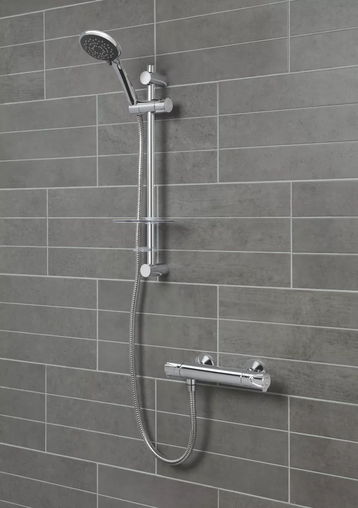 Triton Benito Rear-Fed Exposed Chrome Thermostatic Mixer Shower - Image 2