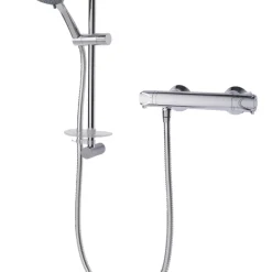 Triton Benito Rear-Fed Exposed Chrome Thermostatic Mixer Shower