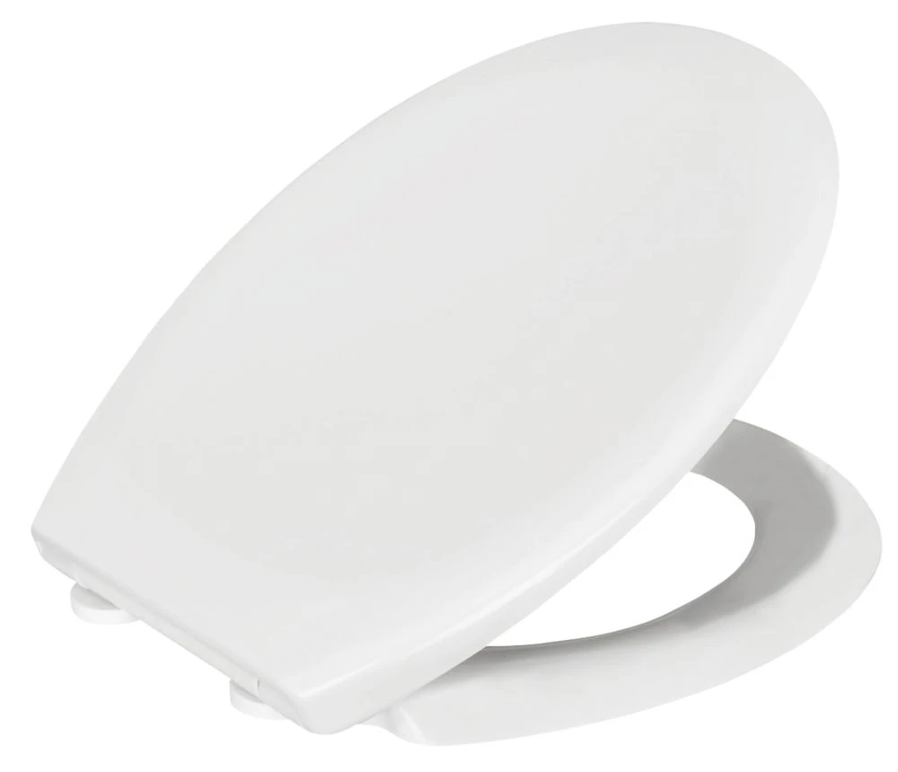Bemis Ferno Soft-Close With Quick-Release Toilet Seat Thermoset Plastic White