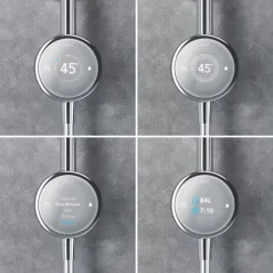 Mira Activate Gravity-Pumped Ceiling-Fed Single Outlet Chrome Thermostatic Digital Mixer Shower 10 Mira Activate Gravity-Pumped Ceiling-Fed Single Outlet Chrome Thermostatic Digital Mixer Shower -Zenith Shop 917KJ A3