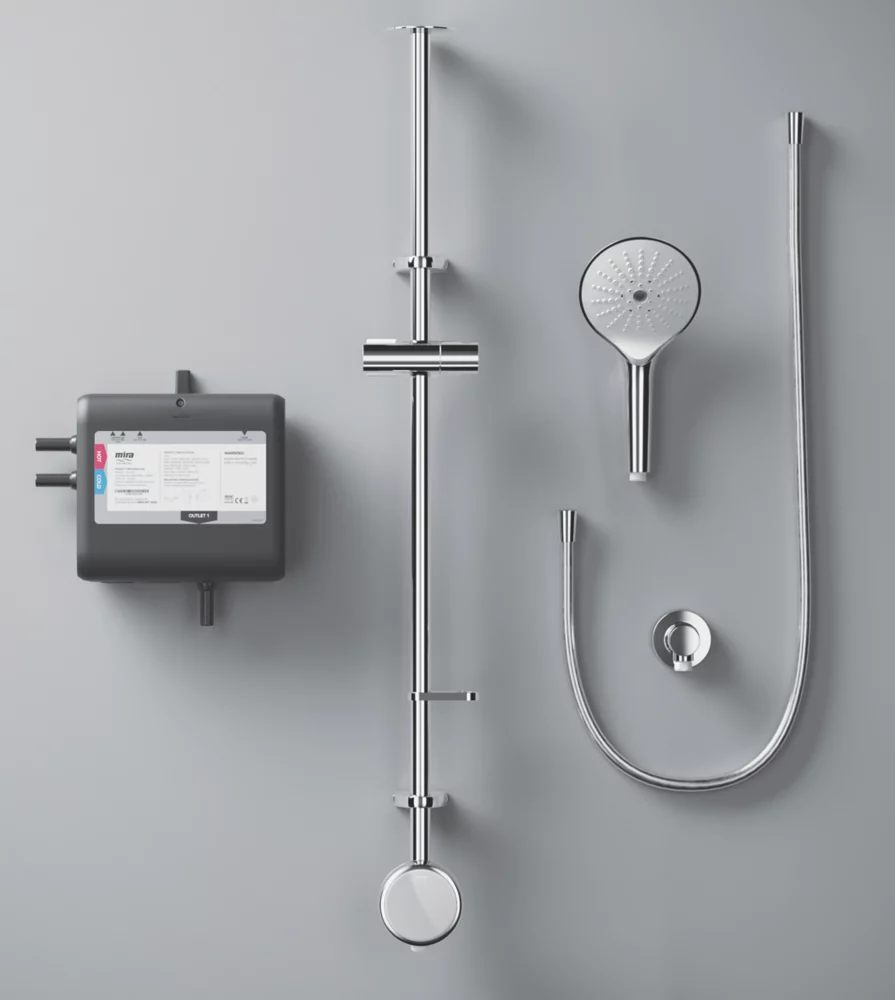 Mira Activate Gravity-Pumped Ceiling-Fed Single Outlet Chrome Thermostatic Digital Mixer Shower 6 Mira Activate Gravity-Pumped Ceiling-Fed Single Outlet Chrome Thermostatic Digital Mixer Shower - Image 6