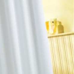 Croydex Vinyl Shower Curtain White 1800 X 1800mm