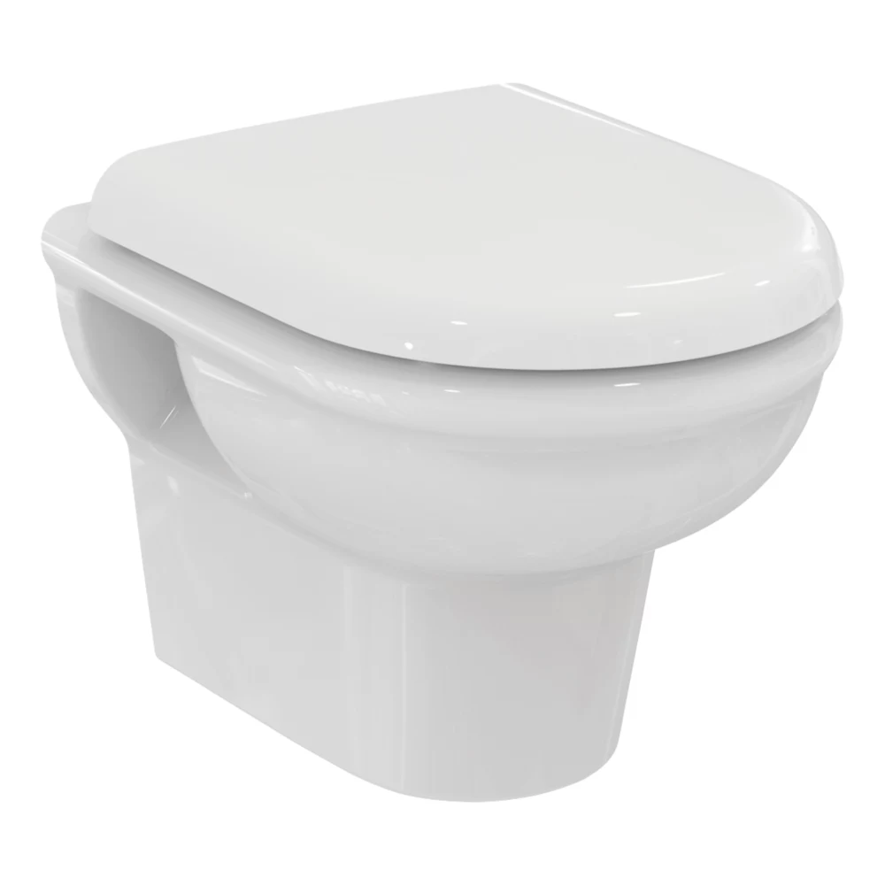 Ideal Standard Della Wall-Hung Rimless Toilet & Prosys Frame Dual-Flush 6Ltr 1 Ideal Standard Della Wall-Hung Rimless Toilet & Prosys Frame Dual-Flush 6Ltr