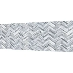 Splashwall Grey / White Alloy Splashback 2440 X 750 X 4mm