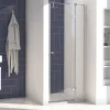 Aqualux Aquarius 8 Frameless Rectangular Hinged Shower Door 900 X 2000mm