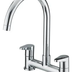Bristan QST DSM C Quest Surface-Mounted Deck Sink Mixer Kitchen Tap Chrome