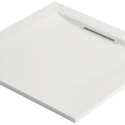 Mira Flight Level Safe Square Shower Tray White 900 X 900 X 25mm
