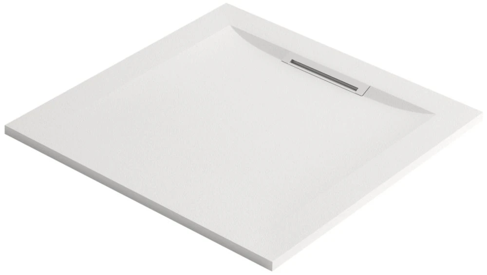 Mira Flight Level Safe Square Shower Tray White 900 X 900 X 25mm