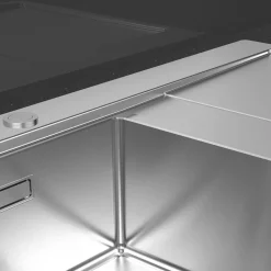 Clearwater Xeron 1.5 Bowl Stainless Steel Kitchen Sink 1000 X 520mm -Zenith Shop 945FJ A2