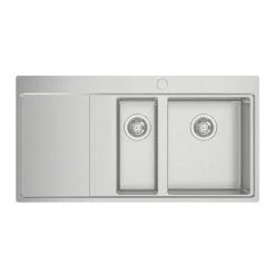 Clearwater Xeron 1.5 Bowl Stainless Steel Kitchen Sink 1000 X 520mm