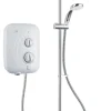 Mira Elite SE Dual White / Chrome 9.8kW Silent Pumped Electric Shower