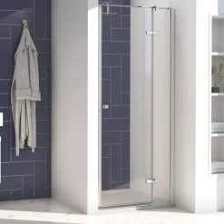 Aqualux Aquarius 8 Frameless Rectangular Hinged Shower Door 800 X 2000mm