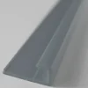 Splashwall End Cap Light Grey 2440 X 4mm