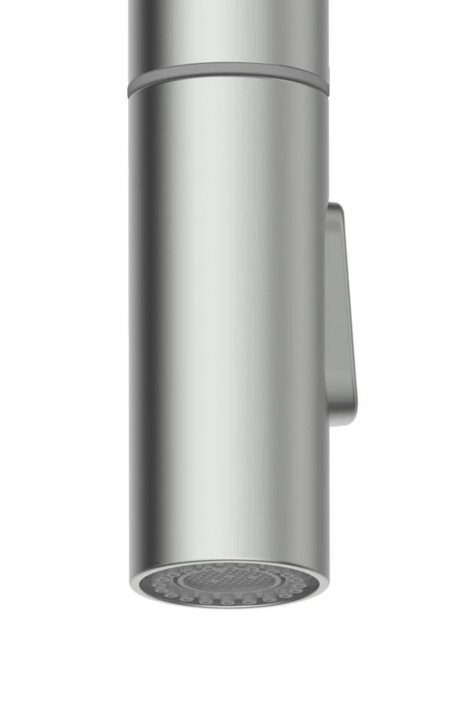 Clearwater Topaz TOP30BN Double Lever Tap With Twin Spray Pull-Out Brushed Nickel PVD - Image 2