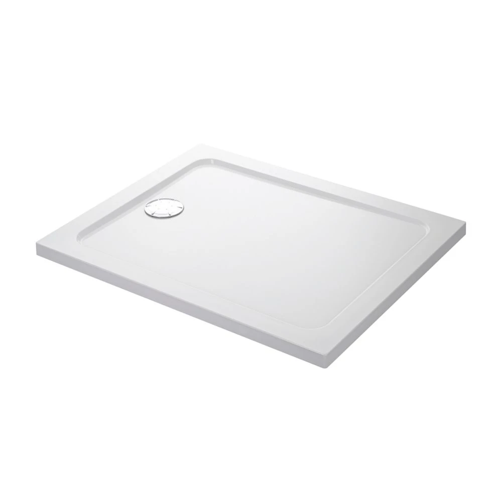 Mira Flight Low Rectangular Shower Tray White 1200 X 760 X 40mm