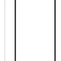 Triton Neo Frameless Showerwall & Swivel Panel Black 1200 X 2000mm