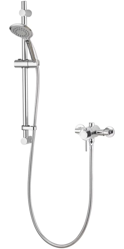 Aqualisa Sierra Rear-Fed Concealed/Exposed Chrome Thermostatic Concentric Shower - Image 3