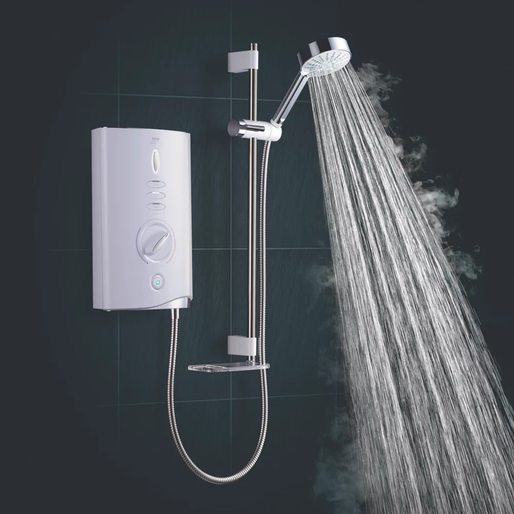 Mira Sport Max With Airboost White 9kW Manual Electric Shower - Image 2