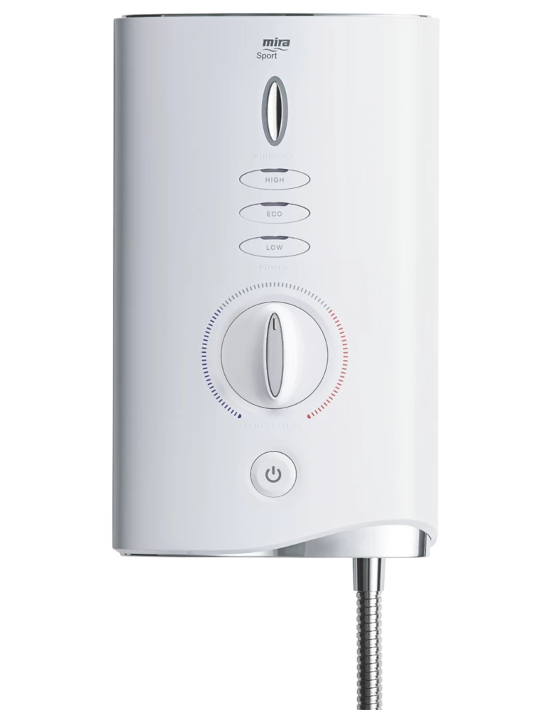 Mira Sport Max With Airboost White 9kW Manual Electric Shower - Image 7