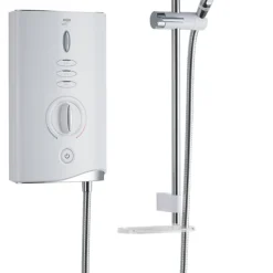 Mira Sport Max With Airboost White 9kW Manual Electric Shower