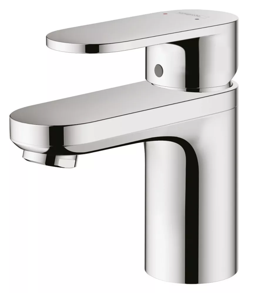 Hansgrohe Vernis Blend EcoSmart Basin Mono Mixer Tap With Isolated Water Conduction Chrome