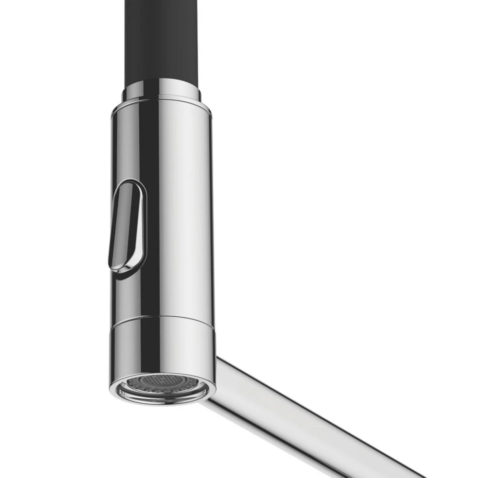 Clearwater Alasia Pull-Off Twin Spray Head Tap Chrome - Image 2