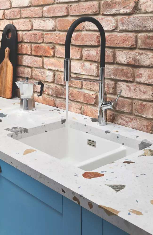 Clearwater Alasia Pull-Off Twin Spray Head Tap Chrome - Image 4