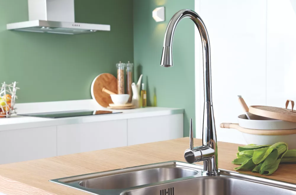 Bristan Champagne Easyfit Kitchen Sink Mixer Tap Chrome - Image 2