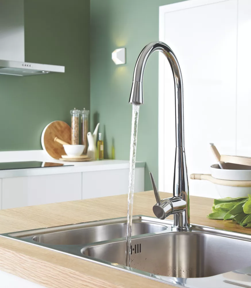 Bristan Champagne Easyfit Kitchen Sink Mixer Tap Chrome - Image 3