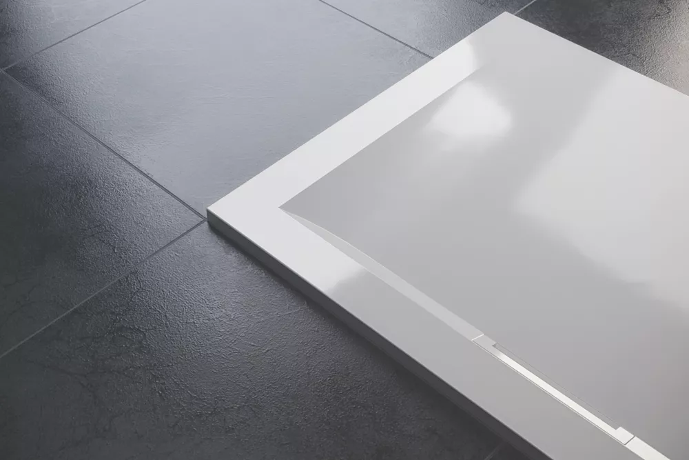 Mira Flight Level Rectangular Shower Tray White 1500 X 800 X 25mm 4 Mira Flight Level Rectangular Shower Tray White 1500 X 800 X 25mm - Image 4