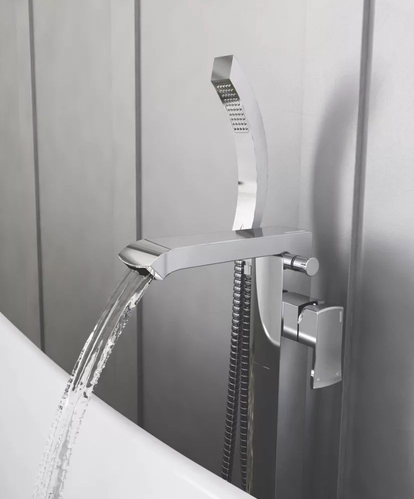Bristan Descent Floor-Mounted Bath Shower Mixer Tap - Image 2