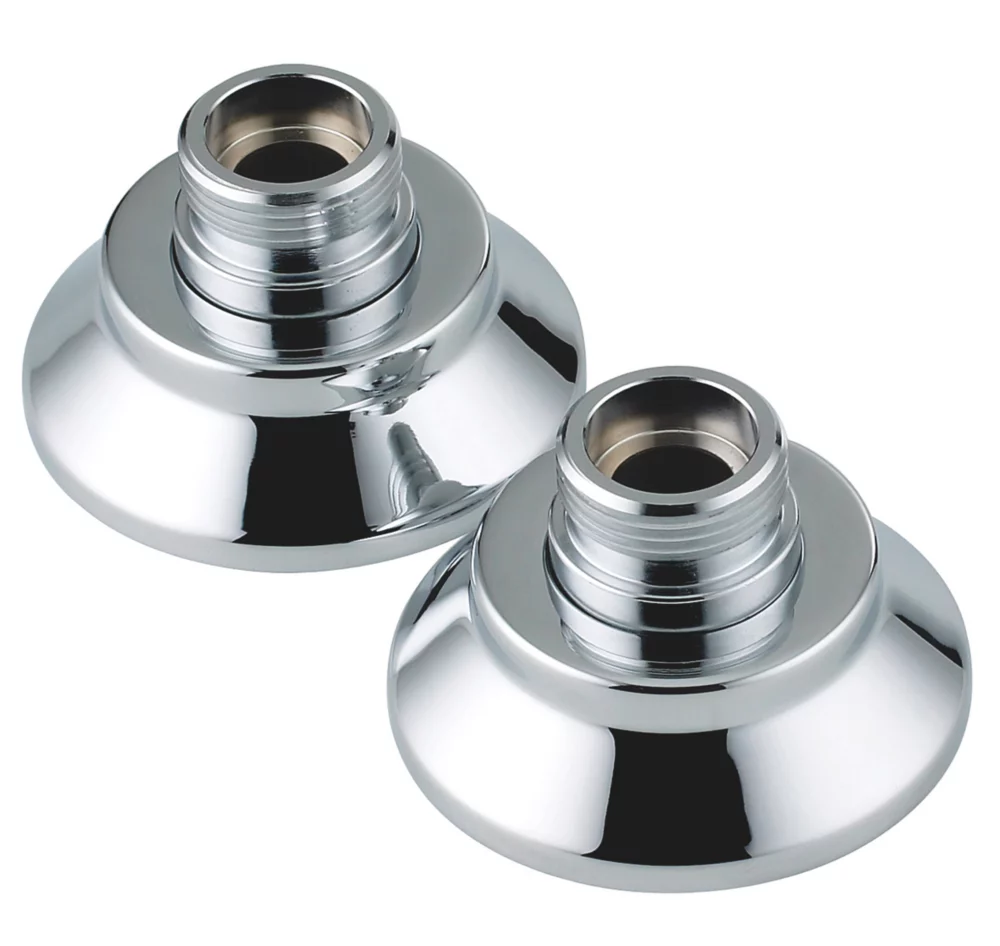 Triton Bar Mixer Bracket Chrome 67mm