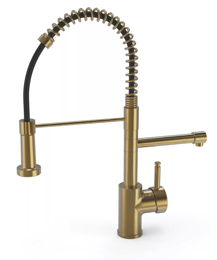 ETAL Multi-Use 3-in-1 Hot Water Kitchen Tap With Handset Gold