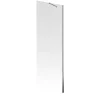 Aqualux Aquarius 6 Frameless Side Panel For Hinged Door Chrome 800mm