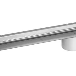 McAlpine CD600-O-P Slimline Channel Drain Polished Stainless Steel 610 X 88mm