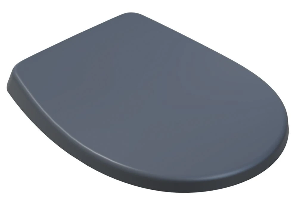 Bemis Click & Clean Classic Soft-Close With Quick-Release Toilet Seat Thermoset Plastic Grey - Image 2