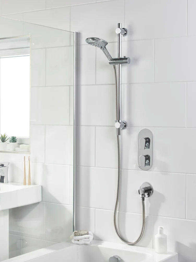 Bristan Hourglass Rear-Fed Concealed Chrome Thermostatic Mixer Shower - Image 2
