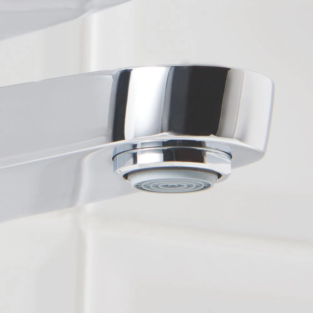 Swirl Caldew Tall Basin Mono Mixer With Clicker Waste Silver - Image 4