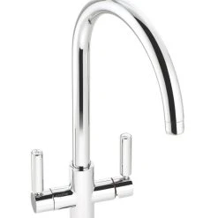 Abode Globe Aquifier 3-Way Deck-Mounted Filter Tap Chrome