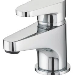 Bristan Quest Bathroom Basin Mono Mixer Tap With Clicker Waste Chrome