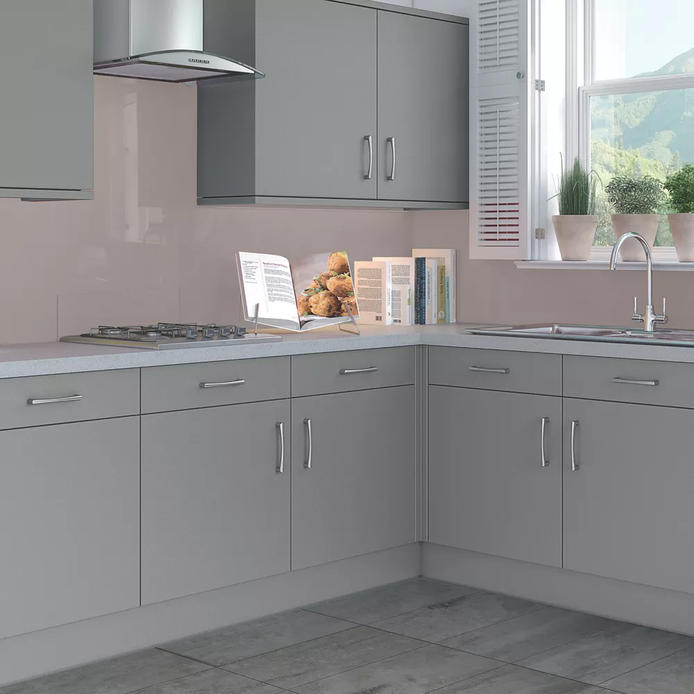 Splashwall Bathroom Splashback Gloss Fawn 900 X 2420 X 4mm - Image 2